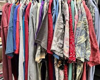 17WH117Vintage modern Mens Shirt Lot MXL