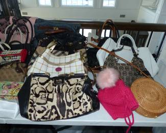 Designer handbags & wallets, backpacks