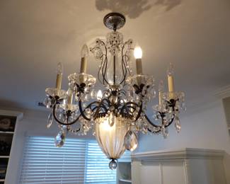 Schonbek crystal chandelier