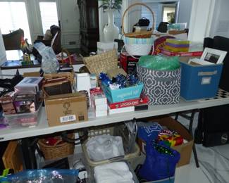 Assorted items including toiletries