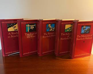 B100 - $180. The Oxford Sherlock Holmes 1993 Book Set. Includes original box. 