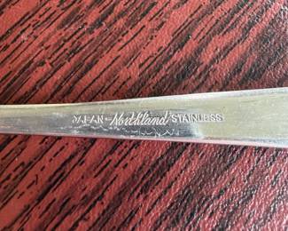B19 - $50. Oneida Northland Stainless Flatware. Not a complete set. 
