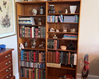 B7 - $500 Each. 3 Available in this size. Mid-Century Bookcases in Teak by Poul Hundevad. Danish wooden bookcases - shelves are adjustable. Measures 54.5" wide x 12" deep x 77" tall. SUNDAY PICKUP PREFERRED!