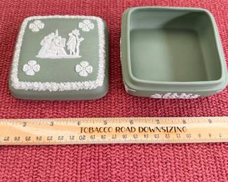 B114 - $20. Wedgwood Square Trinket Box. 