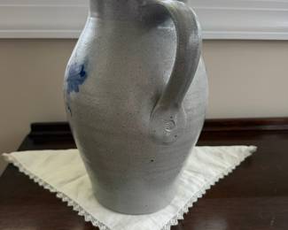 B48 - $45. Salmon Falls Stoneware Pitcher. Measures 11" tall. 