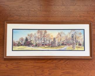 B66 - $75. The Asheville School #74/500. Vasilik artist. Measures 44.5" x 19". 