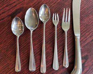 B19 - $50. Oneida Northland Stainless Flatware. Not a complete set. 