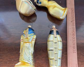 B144 - $85. Kurt Adler Poland Polonaise Egyptian Set. Slight Discoloration. 