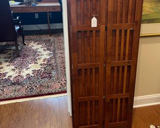 B12 - $50. Folding Bookcase / Shelf. Measures 22.5" w x 11.5" d x 50" tall. 