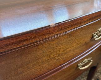 B43 - $295. Federal Style Sideboard. Measures 66" x 21.5" x 37" tall. Overall good condition 