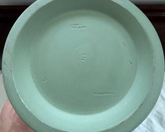 B105 - $75. Wedgwood Jasperware Frog Vase. Measures 6" x 6.5" tall. 