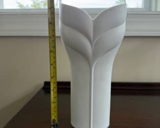 B46 - $45. Rosenthal Studio Calla Lily Vase. Measures 9.5" tall. 