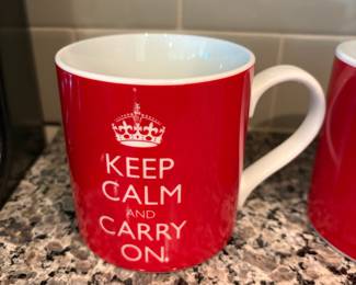 B71 - $20. Creative Tops Ltd. "Keep Calm and Carry On" Afternoon Tea Set. 