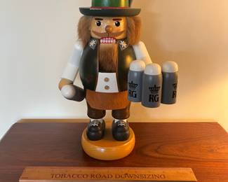 B95 - $80. Erzgebirge Germany Vintage Brewmaster Nutcracker. Measures 13" tall. 