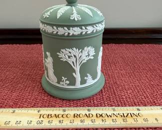 B110 - $50. Wedgwood Cigarette Box. Measures 4.5" tall. 