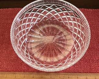 B131 - $30. Waterford Crystal Killeen Bowl. Measures 8" x 3.5" tall. 
