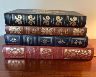 B91 - $40 Each. The Easton Press. Wuthering Heights. Anton Chekov - Two Plays. Grimm's Tales. Don Quixote. 