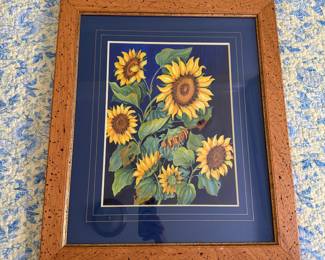B59 - $95. Muriel A Mason Original Painting. Framed Art Measures 21" x 25".