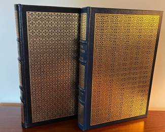 B86 - $120 SET. The Easton Press. The Iliad & The Odyssey by Homer. 