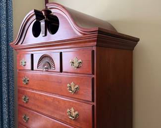 B51 - $650. Link Taylor Highboy Dresser in excellent condition. Measures 41" wide x 21" deep x 84" tall. 