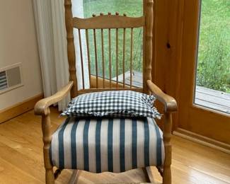 Spindle-back rocking chair