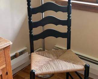 ladder-back chair