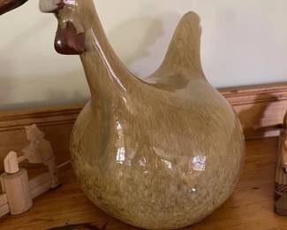pottery chicken