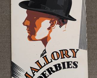 Mallory Derbies Die-Cut Advertising