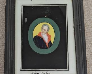 Framed Andrew Jackson Portrait