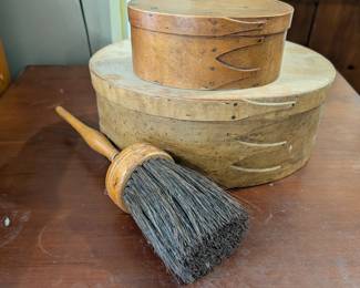 Shaker Pantry Boxes & Brush