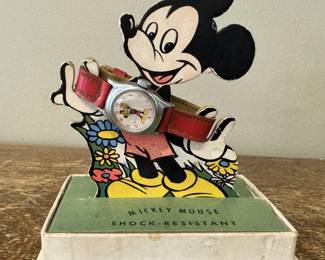 Mickey Mouse Wrist Watch on Display