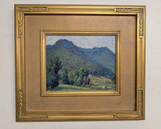 George Renouard, Framed Landscape Oil