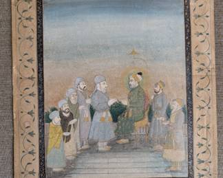 Watercolor, Procession Scene