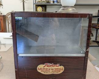 Fisher's Peanuts Display Case
