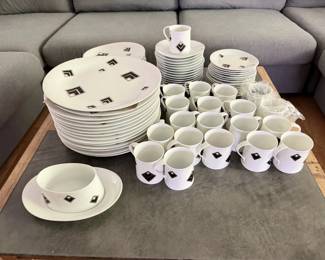 Block by Bidosa (Spain) vintage dining set. Photo does not include more unopened boxes.