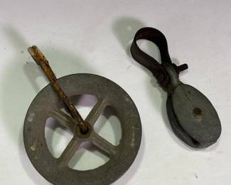 237 antiqueironpulleywheels