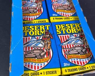 228 1991toppsdesertstormtradingcardsan