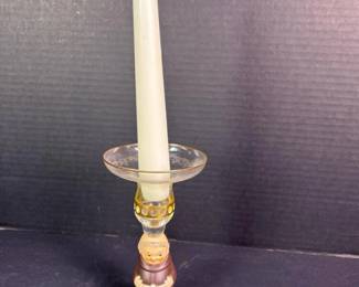 108 vintagegermanfiguralglassmonkcandle