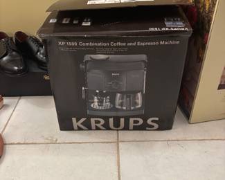 New Krups coffee maker