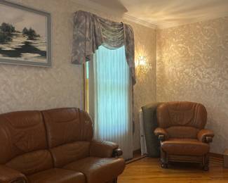 Matching loveseat and chair