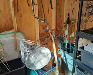 Outdoor shed contents