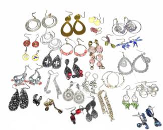 Costume Jewelry Earrings Selection