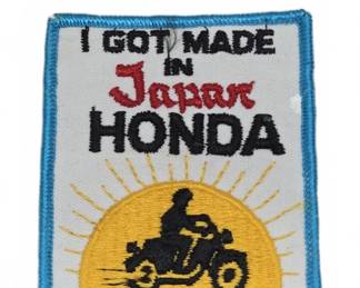 Honda I Got Made In Japan Embroidered Patch