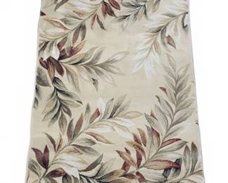 Breezy Parchment Olefin Area Rug 45x62