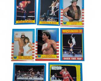 1980s WWF Wrestling Trading Cards