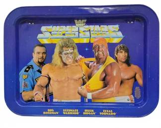 WWF Superstars Metal TV Tray Table