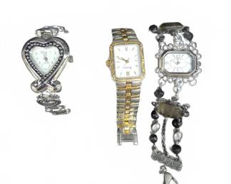 Ladies' Wristwatch Trio: Bulova and Others