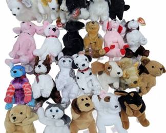 TY Beanie Babies Plush All Dog Collection