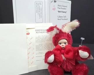 Marie Osmond Porcelain Cran-Bunny Bit O' Bunny