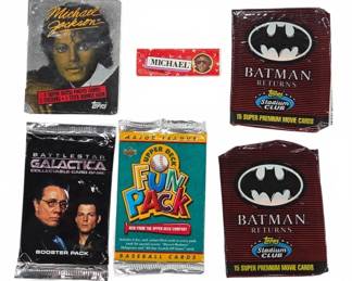 Sealed and Open Card Packs